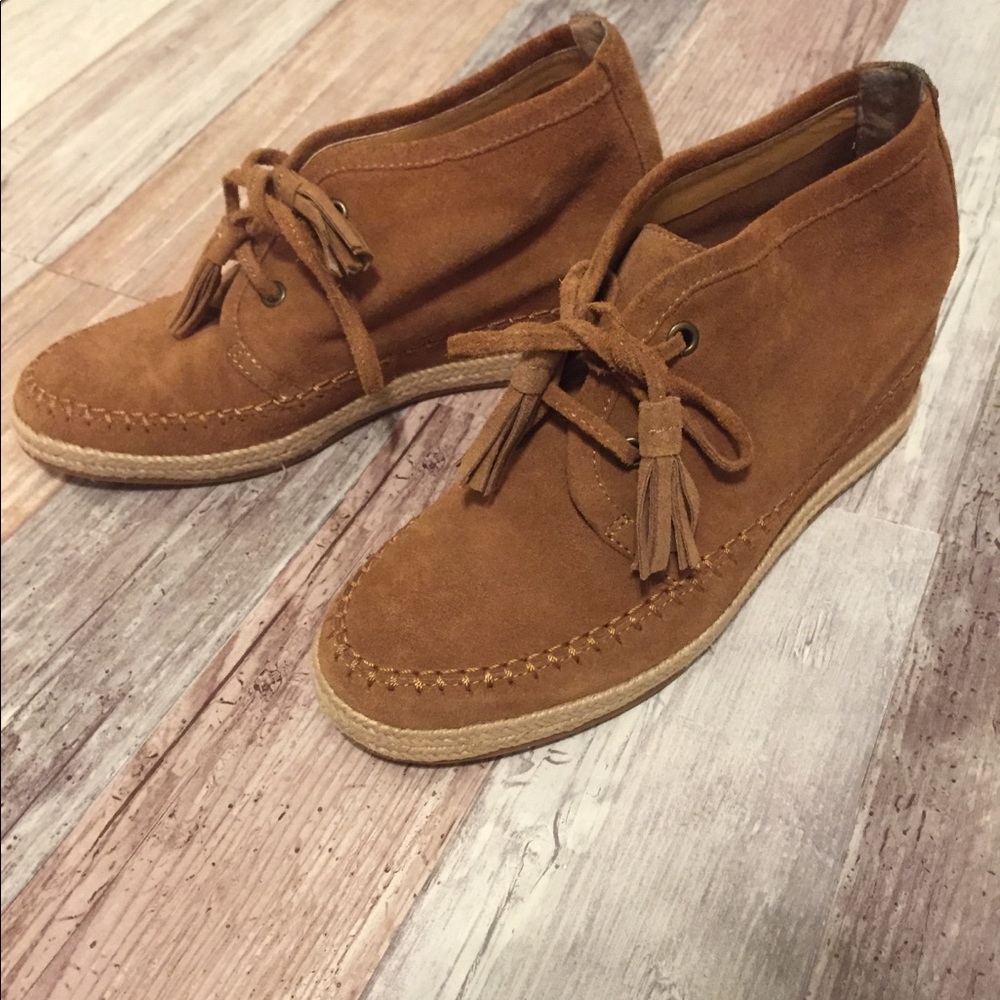 Tan Leather Booties